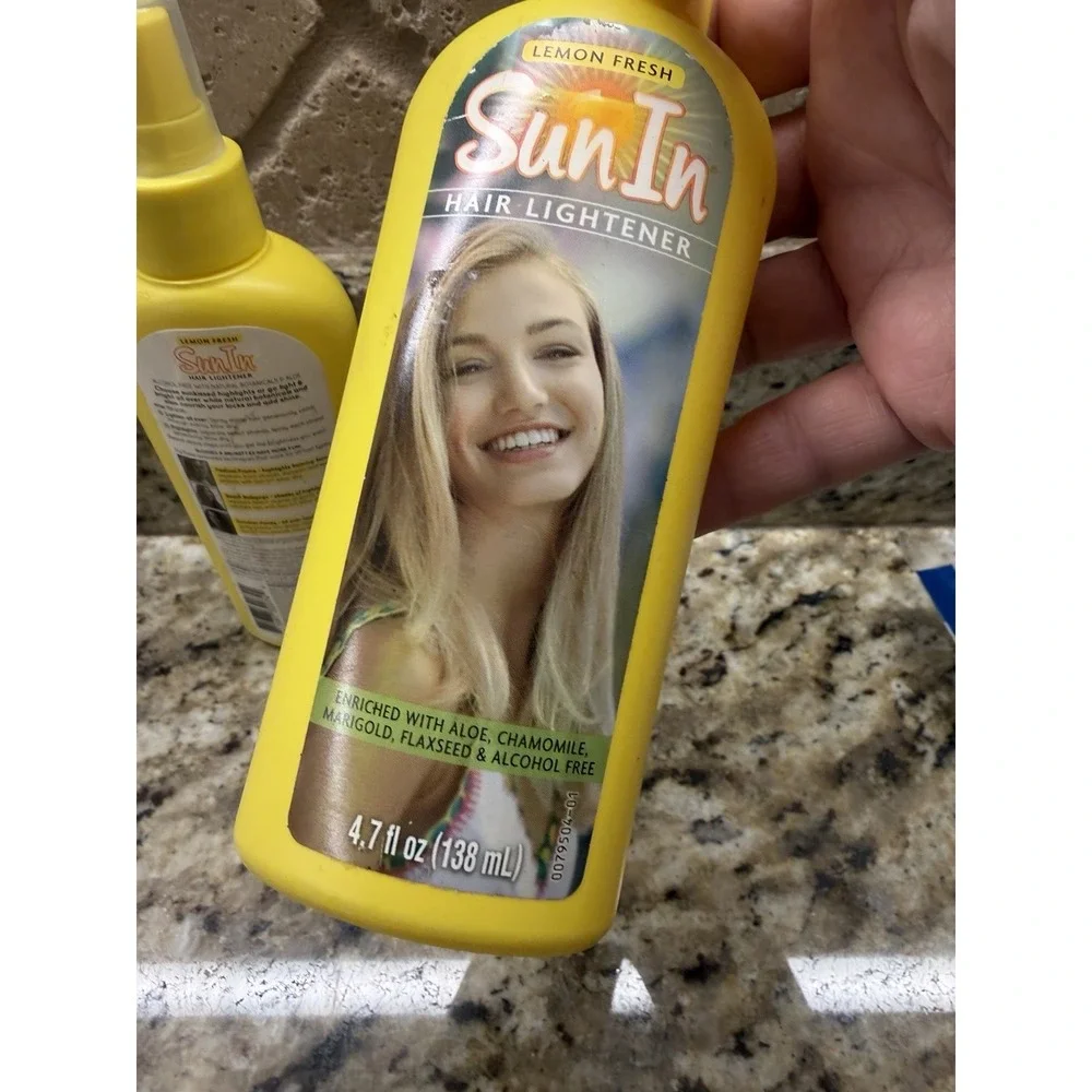 Sun-In Hair Lightener, Lemon Fresh 4.7 fl oz  Lot of 2‎ Bottle NEW